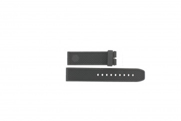 Bracelet de montre PU103 Plastique Noir 24mm