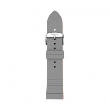 Bracelet de montre Fossil S221350 Silicone Gris 22mm
