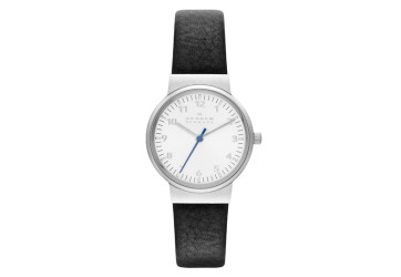 Bracelet de montre Skagen SKW2188 Cuir Noir 14mm