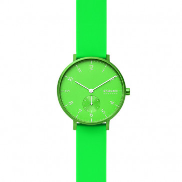Bracelet de montre Skagen SKW2819	 Silicone Vert 16mm