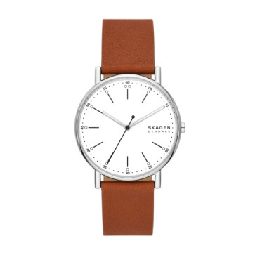 Bracelet de montre Skagen SKW6903 Cuir Cognac 20mm