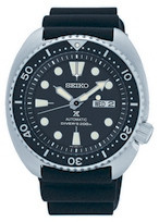Bracelet de montre Seiko 4R36-04Y0 / SRP777J1 / R02F011J0 Caoutchouc Noir 22mm