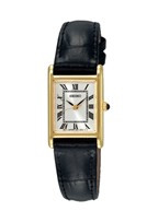 Bracelet de montre Seiko 1N01-0LK0 / SXGN56P1 / 4J42KB Cuir Noir 14mm