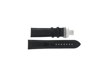 Bracelet de montre Tissot T0704051641100A / T070405A / T600031625 Cuir Noir 22mm
