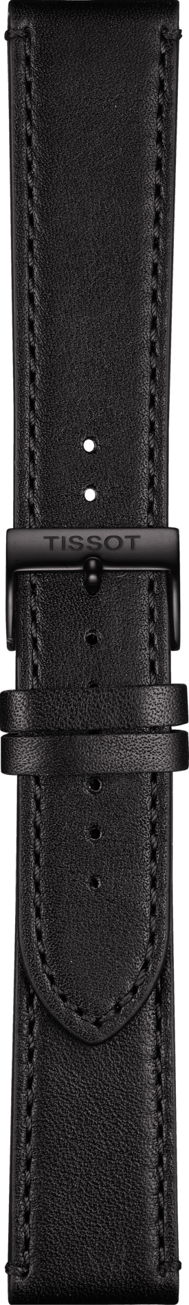 Bracelet de montre Tissot T600040545 Cuir Noir 21mm