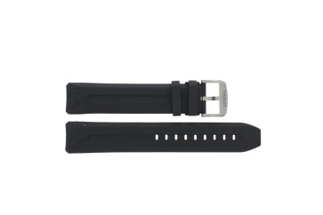 Bracelet de montre Tissot T603045478 / XL Caoutchouc Noir 23mm