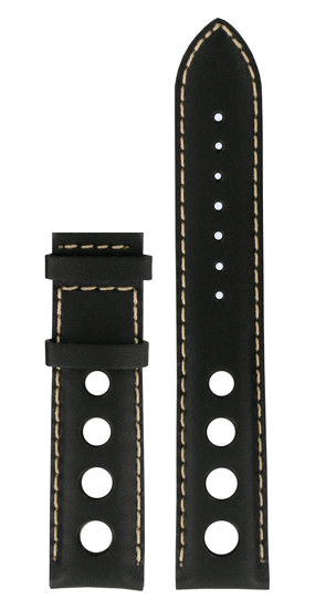 Bracelet de montre Tissot T0144211605701A / T610030783 / PRC200 Cuir Noir 19mm