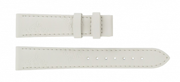 Bracelet de montre Tissot T050217A / T610035971 Cuir Blanc 16mm