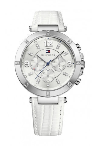 Bracelet de montre Tommy Hilfiger TH-246-3-14-1852S Cuir Blanc