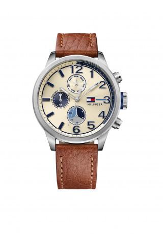 Bracelet de montre Tommy Hilfiger TH-102-1-14-2038 / TH679301952 Cuir Cognac 22mm