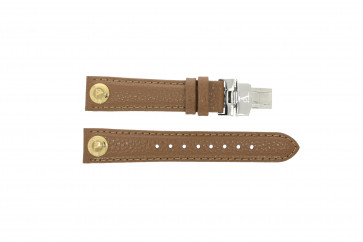 Bracelet de montre TOV Essentials 1458 / TOV Cuir Brun 18mm