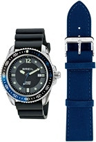Bracelet de montre Breil TW1423 / Black Caoutchouc Noir 24mm