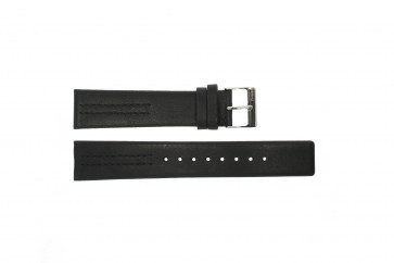 Bracelet de montre Obaku V122 Cuir Noir 20mm