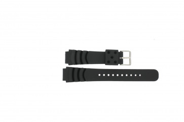 Bracelet de montre Universel XF11 Plastique Noir 18mm