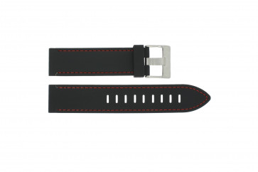 Bracelet de montre Universel XH19 Silicone Noir 22mm