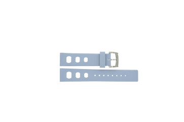 Bracelet de montre Zodiac ZO2230 / ZO2237 Caoutchouc Bleu clair 20mm