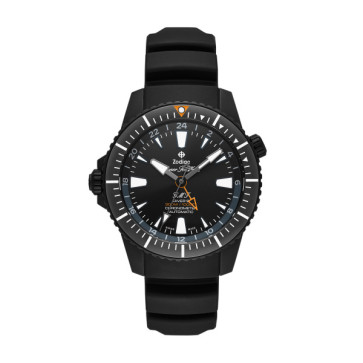 Bracelet de montre Zodiac ZO3557 Caoutchouc Noir 20mm