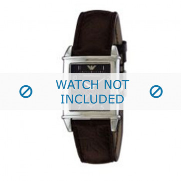 Armani bracelet de montre AR-0227 Cuir Brun 21mm 