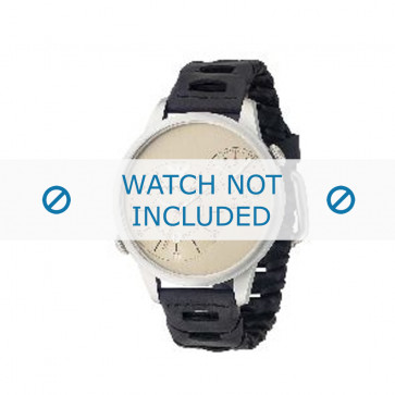 Armani bracelet de montre AR-0514 Cuir Noir 23mm 