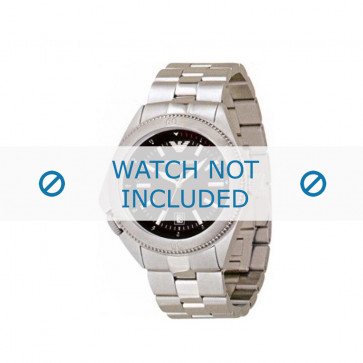 Armani bracelet de montre AR-0560 Métal Argent 23mm 