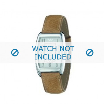 Armani bracelet de montre AR-0901 Cuir Brun clair 19mm 