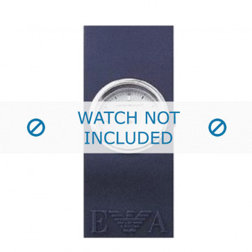 Armani bracelet de montre AR-1002 En caoutchouc Bleu 24mm 