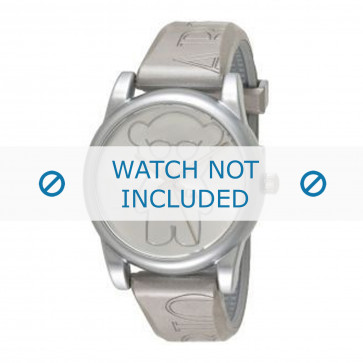 Armani bracelet de montre AR1069 Silicone Gris 20mm