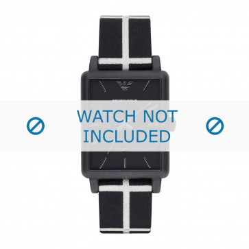 Armani bracelet de montre AR1857 Textile Multicolore 20mm