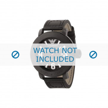 Armani bracelet de montre AR-5832 Cuir Noir  