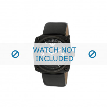 Armani bracelet de montre AR-5900 Cuir Noir