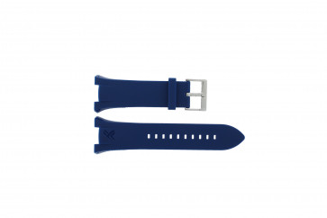 Armani bracelet de montre AX-1041 En caoutchouc Bleu clair 21mm 