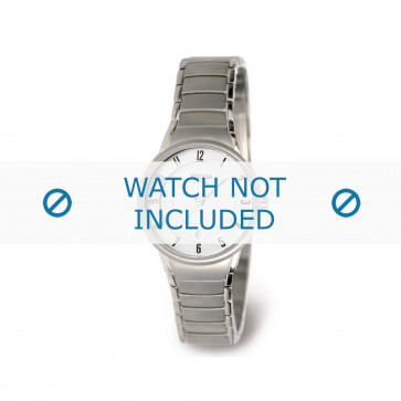 Boccia bracelet de montre 3158-01 Titane Argent 14mm 