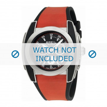 Breil bracelet de montre BW0376 Plastique Rouge