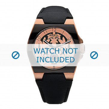 Breil bracelet de montre TW0532 Cuir Noir