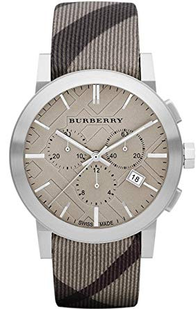 Bracelet de montre Burberry BU9358 / 7177852 Cuir Multicolore 22mm