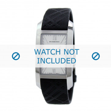 Bracelet de montre Burberry BU1083 Cuir Noir 14mm