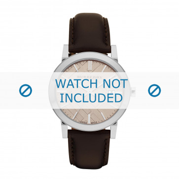 Bracelet de montre Burberry BU9011 Cuir Brun 20mm