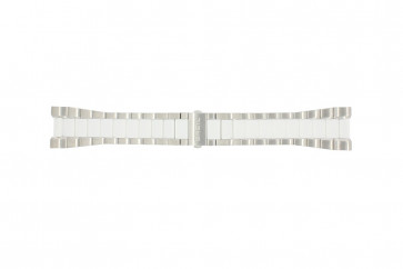 Breil bracelet de montre BW0224 Métal Blanc 27mm 