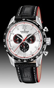 Bracelet de montre Candino C4681 / C4429-1 Cuir Noir 22mm