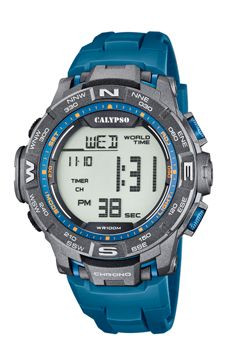 Bracelet de montre Calypso K5816/1 Plastique Bleu