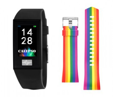 Bracelet de montre Montre intelligente Calypso K8500-7 Plastique Multicolore 13mm