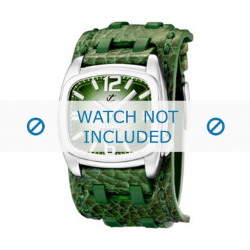 Calypso bracelet de montre K5224/4 Cuir Vert 26mm