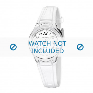 Bracelet de montre Calypso K6067-1 Plastique Blanc 7mm