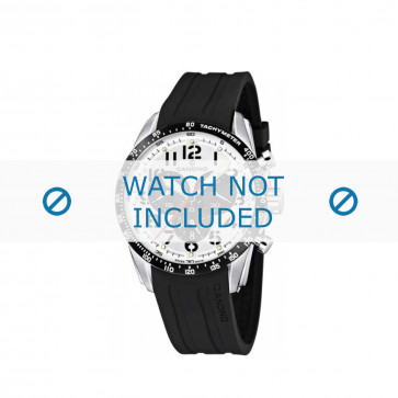 Bracelet de montre Candino C4472 Caoutchouc Noir 22mm