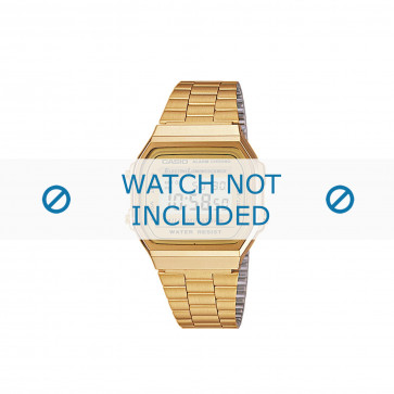 Casio bracelet de montre A168WG-9EF / A168WG-9 Métal Or (dorée) 18mm 