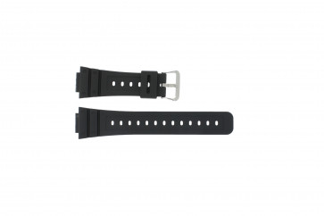 Casio bracelet de montre DW-5000SL-1 / 10512401 / 5600E / 5600E-1 32 / G-5600 / G-5700 Silicone Noir 16mm