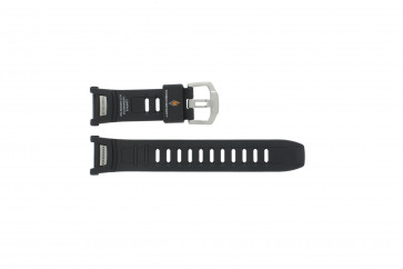 Casio bracelet de montre PAW-1500-1VV En caoutchouc Noir 16mm 