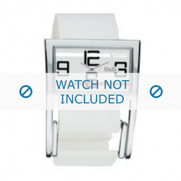Bracelet de montre Dolce & Gabbana 3719251192 Cuir Blanc 18mm