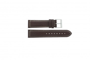 Davis bracelet de montre BB1021 / BB1023 Cuir Brun foncé 22mm 