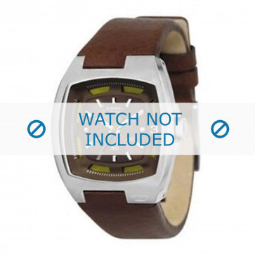 Bracelet de montre Diesel DZ1101 Cuir Brun 14mm